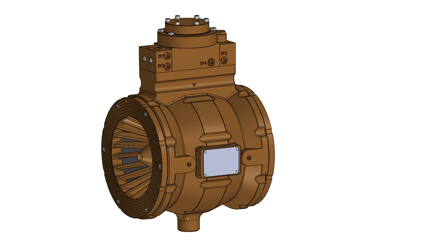 (DV050 1004C) - Automatic Water Control Valve, Non Regulating with Strainer & Restrictors + Integral Pneumatic Actuator (non-latching)